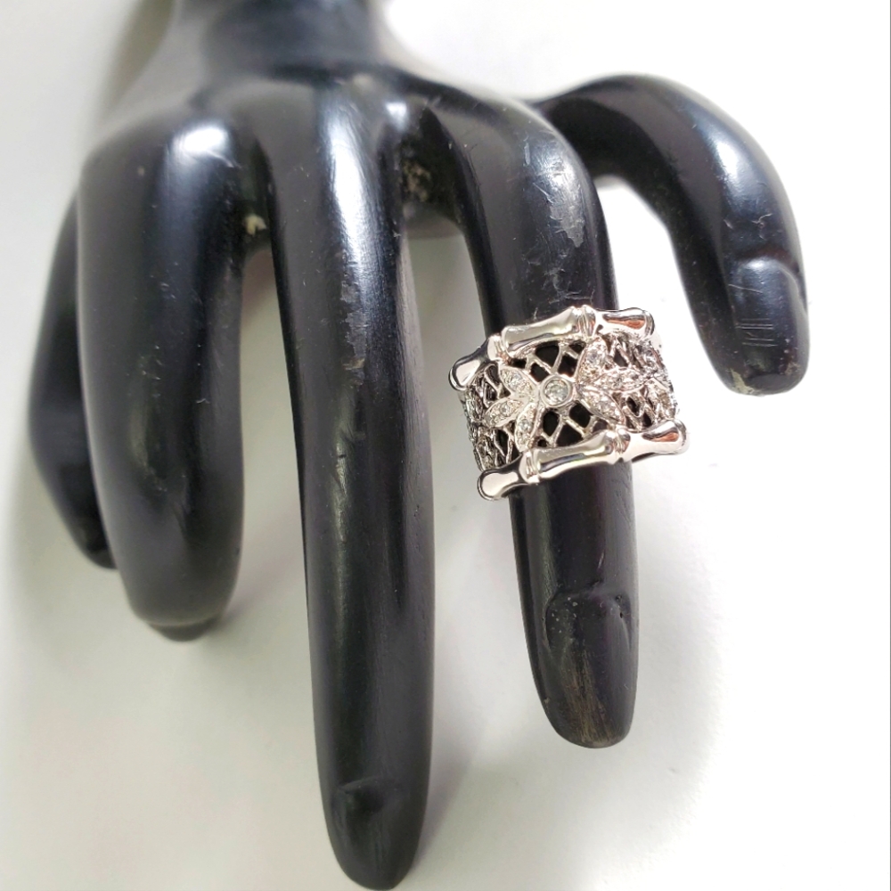 Watch VIDEO / Sterling Silver 925 Art Deco Ring